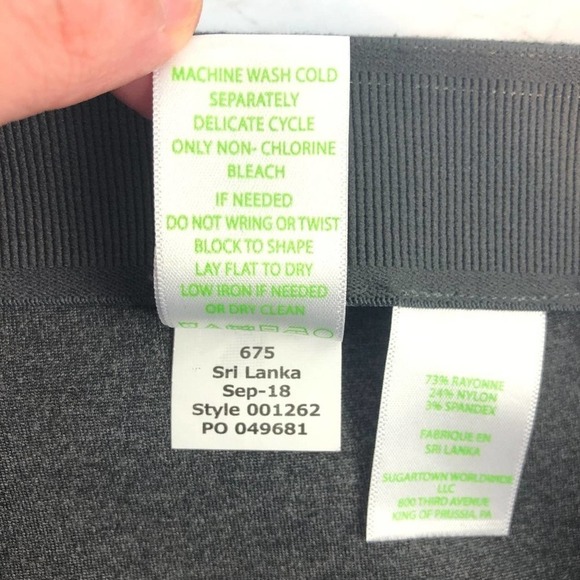 NWOT Lilly Pulitzer High Rise Grey Leggings M - Picture 9 of 12